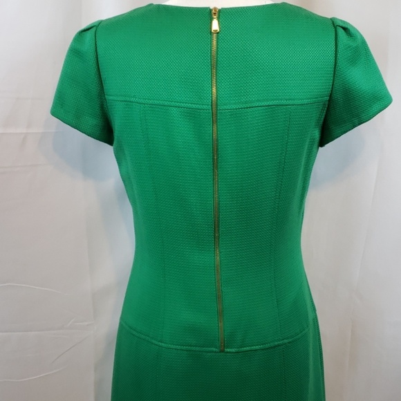 Tahari by Arthur Levine  Kelly Green Dress size 6 - Picture 6 of 8
